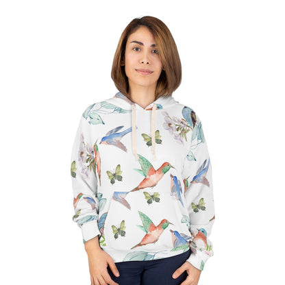 Whimsical Hummingbirds Hoodie: Nature’s Embrace