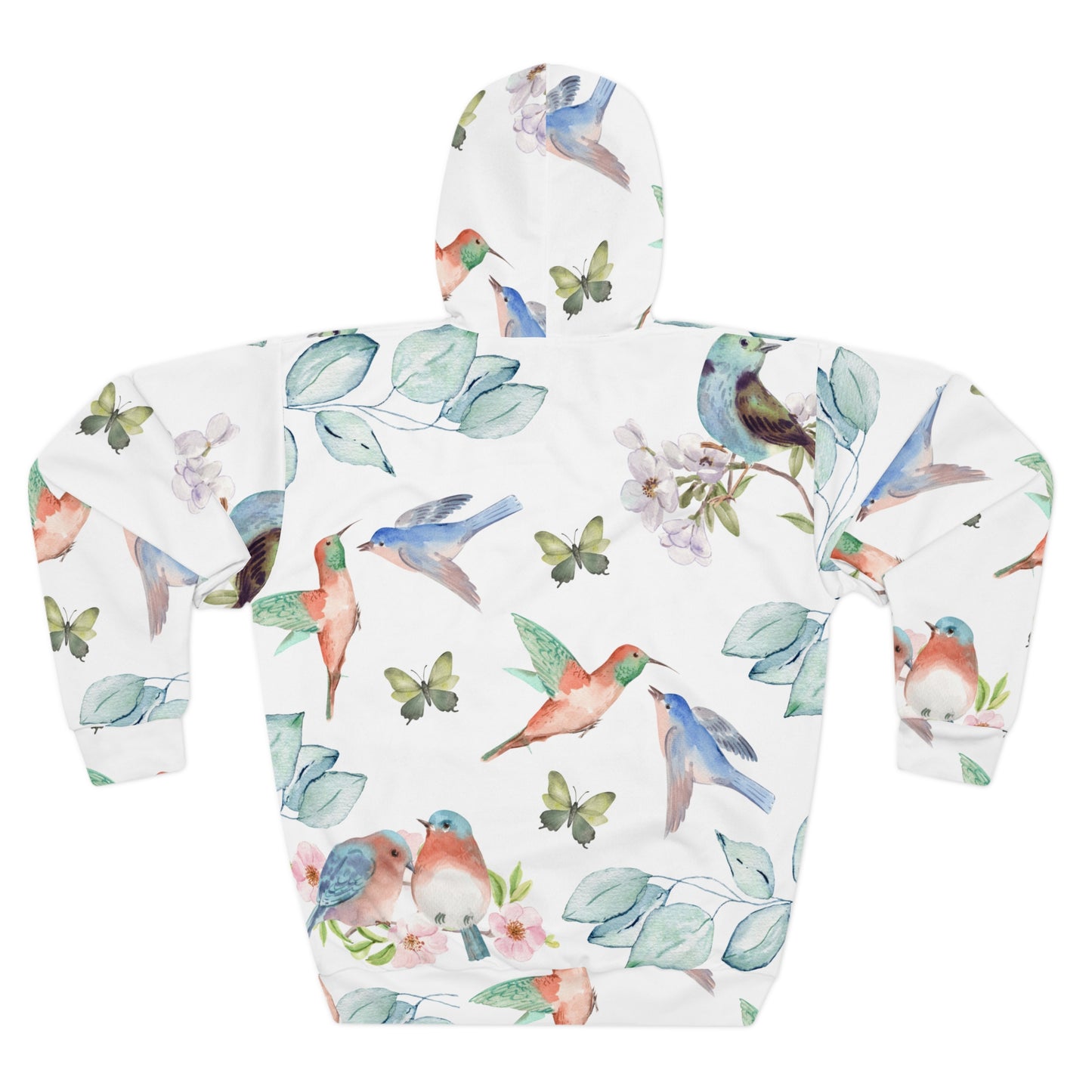 Whimsical Hummingbirds Hoodie: Nature’s Embrace