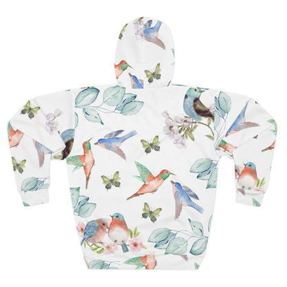 Whimsical Hummingbirds Hoodie: Nature’s Embrace