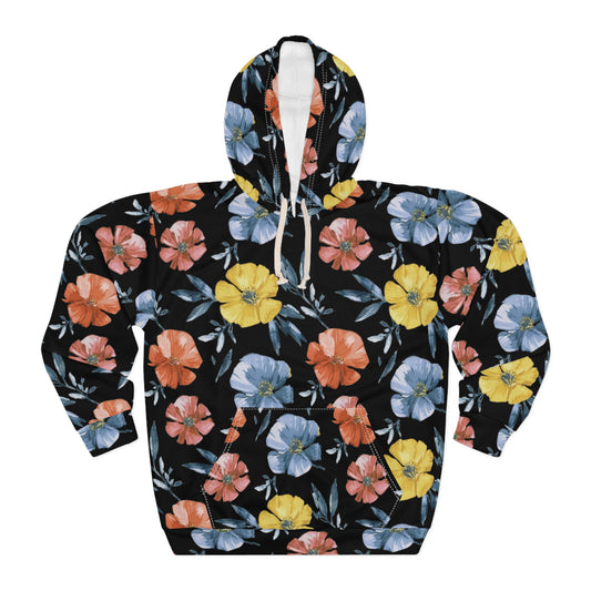 Floral Bliss Hoodie: Embrace Your Vibrant Style