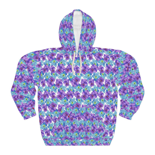 Vibrant Floral Dreams Hoodie