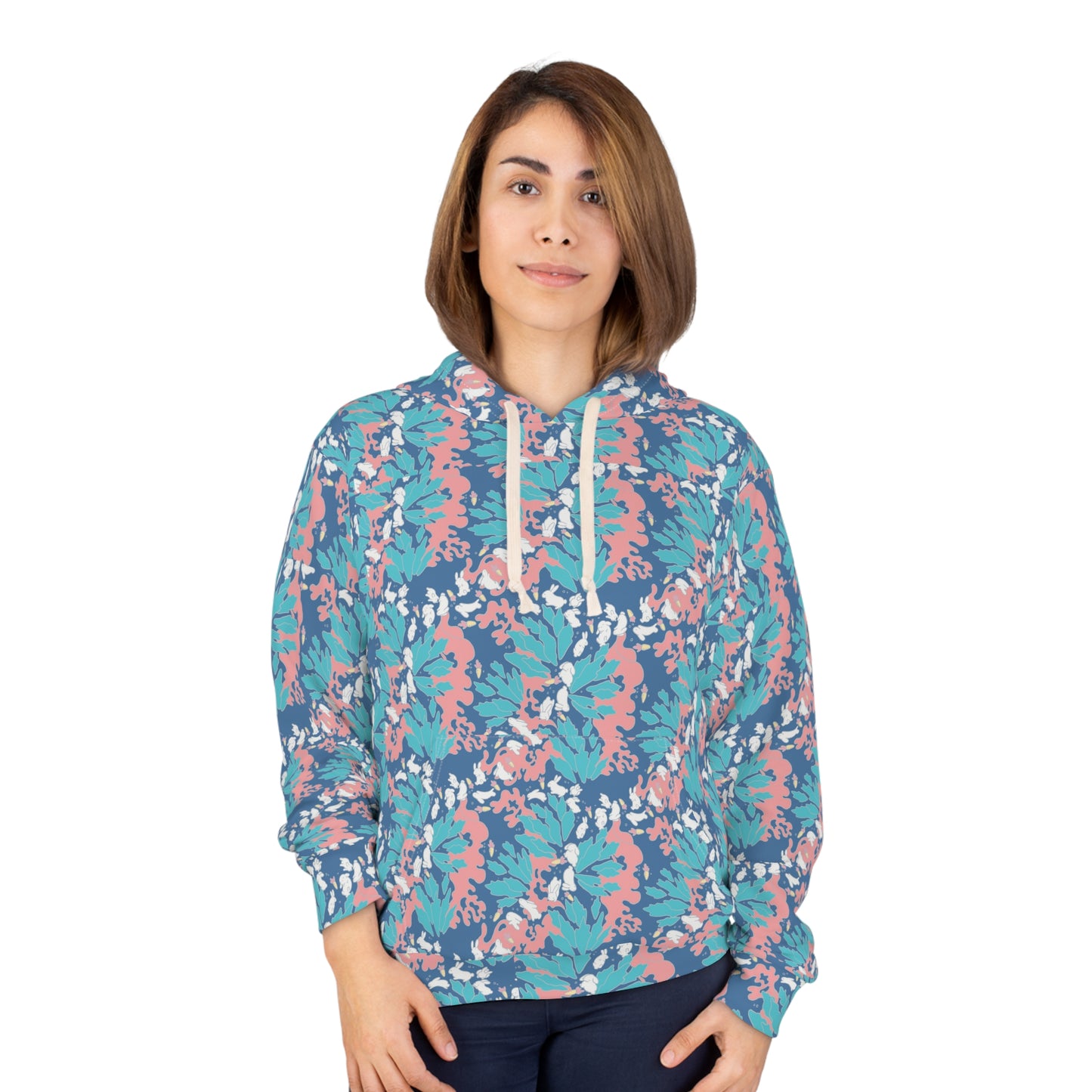 Blooming Vibes: Floral Chill Hoodie